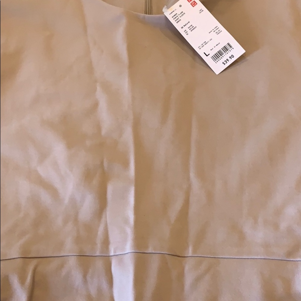 UNIQLO NWT ponte flare short sleeve dress large - Picture 5 of 10